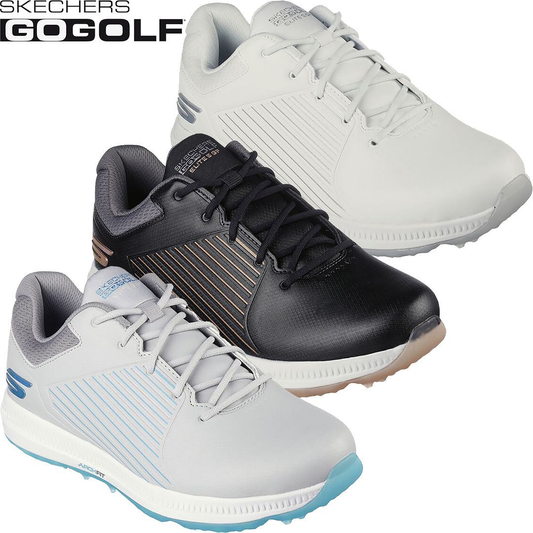 Skechers Ladies Arch Fit GO GOLF Elite 5 GF Waterproof Spikeless Womens Golf Shoes