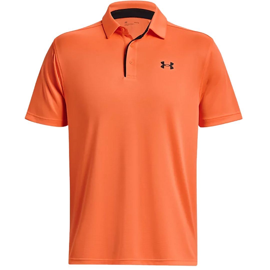 Under armour orange golf outlet shirt