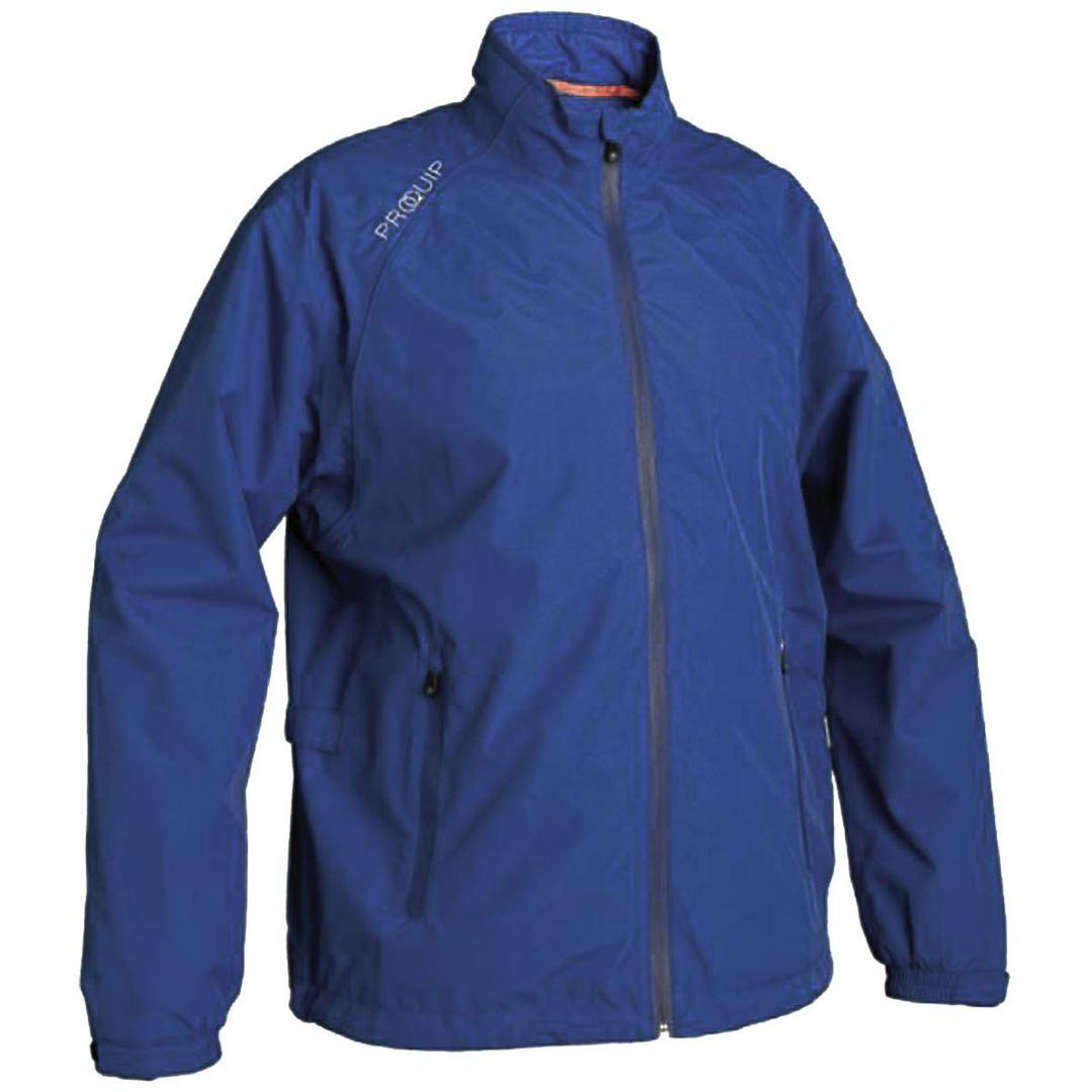 Proquip Mens Tempest Waterproof Lightweight Full Zip Golf Rain Jacket ...